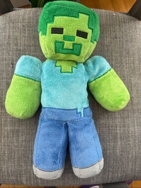 Mojang Minecraft Zombie Plush 13”